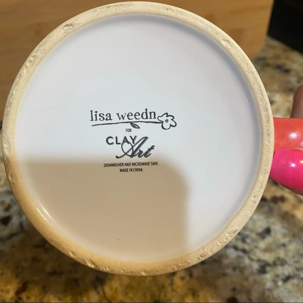 Lisa Weedn for Clay Art Cat Mug - Picture 6 of 6